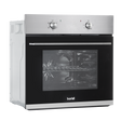 Baridi DH125 Integrated Fan-Assisted Electric Oven 60cm 55L Capacity - Black/Stainless Steel
