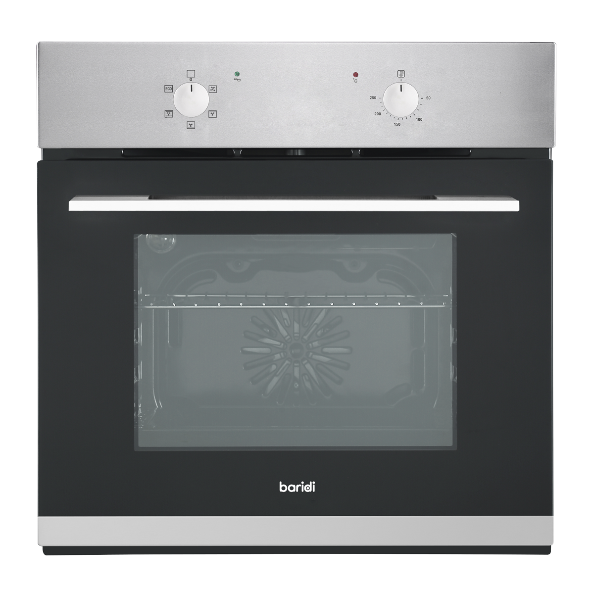Baridi DH125 Integrated Fan-Assisted Electric Oven 60cm 55L Capacity - Black/Stainless Steel - additional view 2