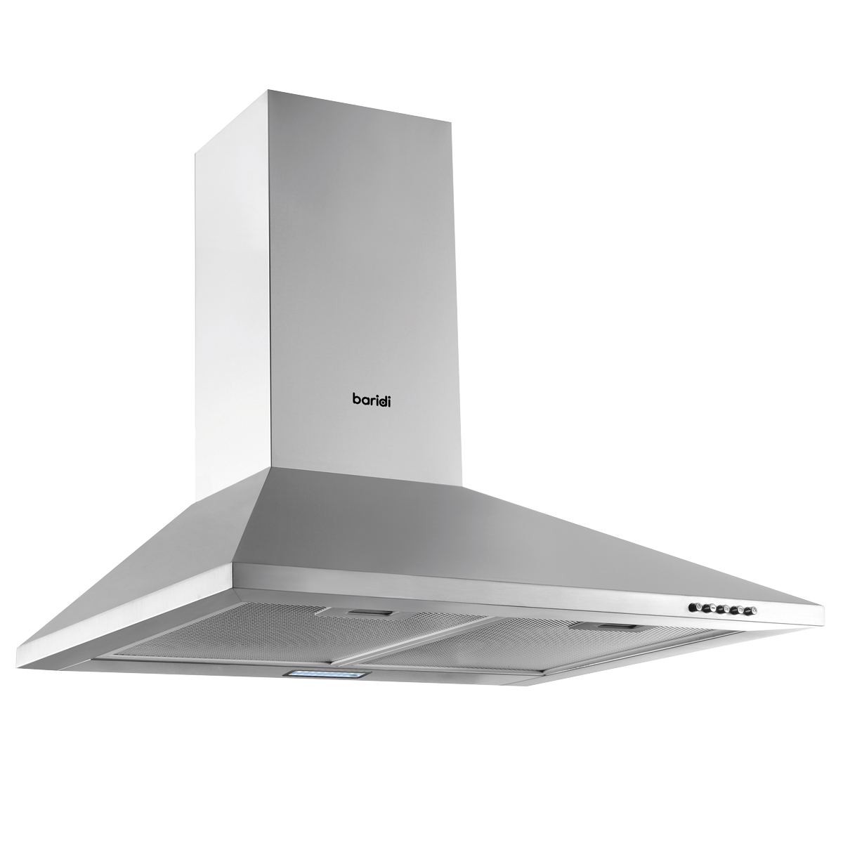 Baridi DH126 Cooker Hood with Carbon Filters 60cm - Stainless Steel