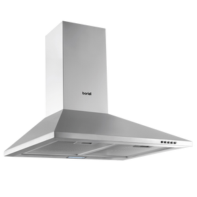 Baridi DH126 Cooker Hood with Carbon Filters 60cm - Stainless Steel