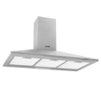 Baridi DH127 Cooker Hood with Carbon Filters 90cm - Stainless Steel