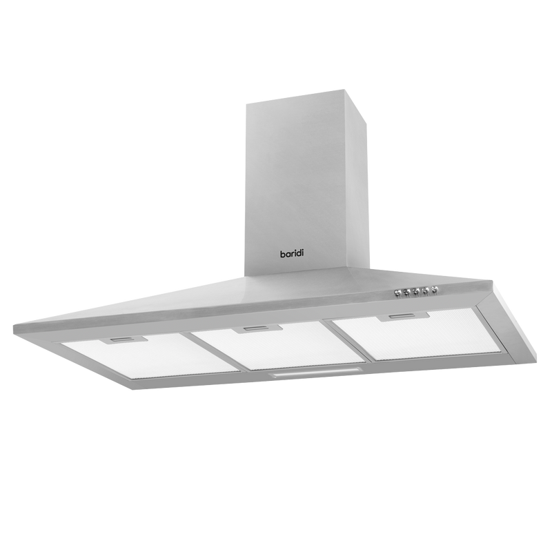 Baridi DH127 Cooker Hood with Carbon Filters 90cm - Stainless Steel - additional view 2