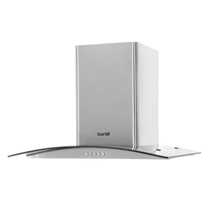 Baridi DH128 Curved Glass Cooker Hood with Carbon Filters & LED Lights 60cm - Stainless Steel - additional view 5