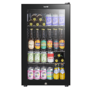 Baridi DH13 Undercounter Drinks, Beer & Wine Fridge with Wire Shelves, Internal Light & Security Lock 85L - additional view 3