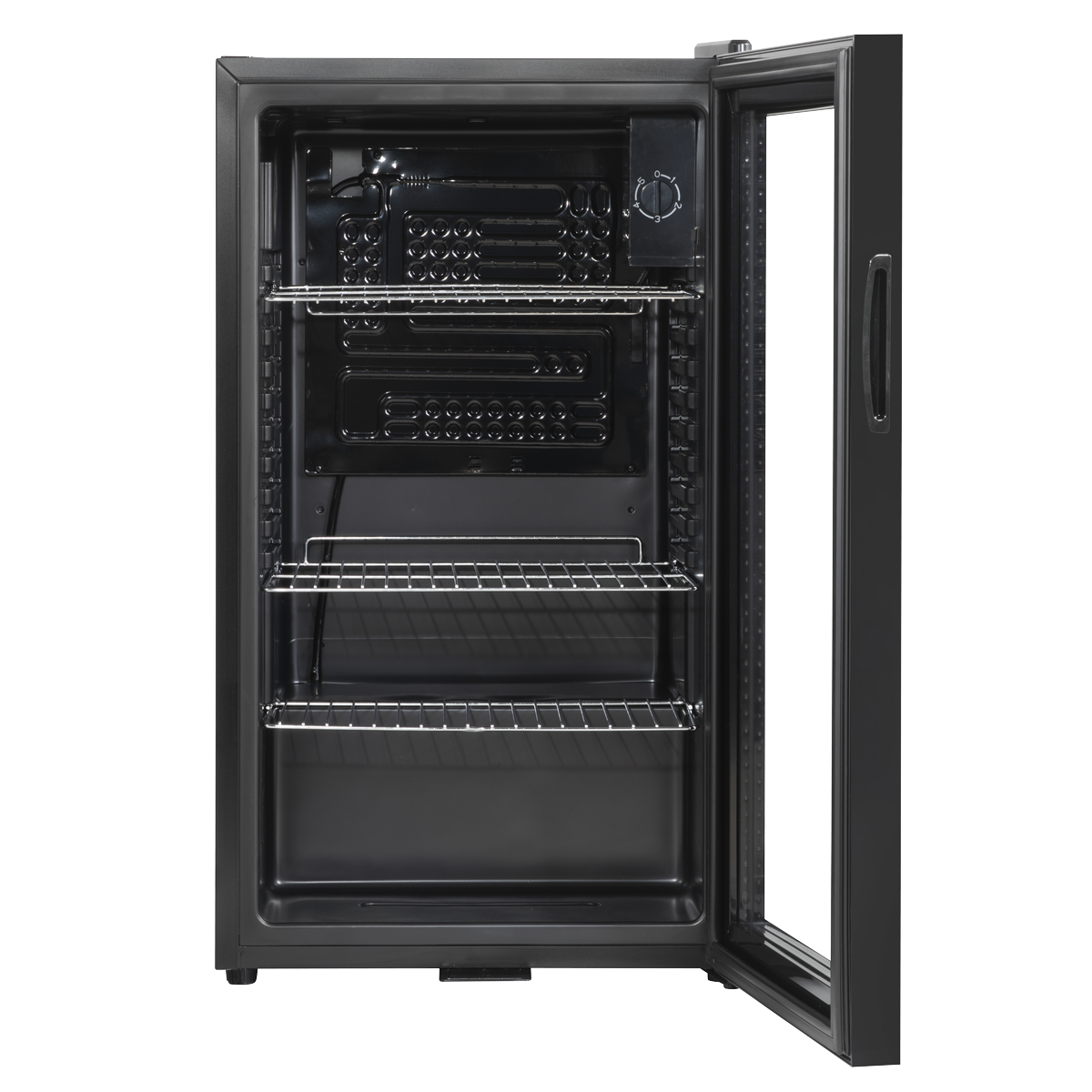 Baridi DH13 Undercounter Drinks, Beer & Wine Fridge with Wire Shelves, Internal Light & Security Lock 85L - additional view 8