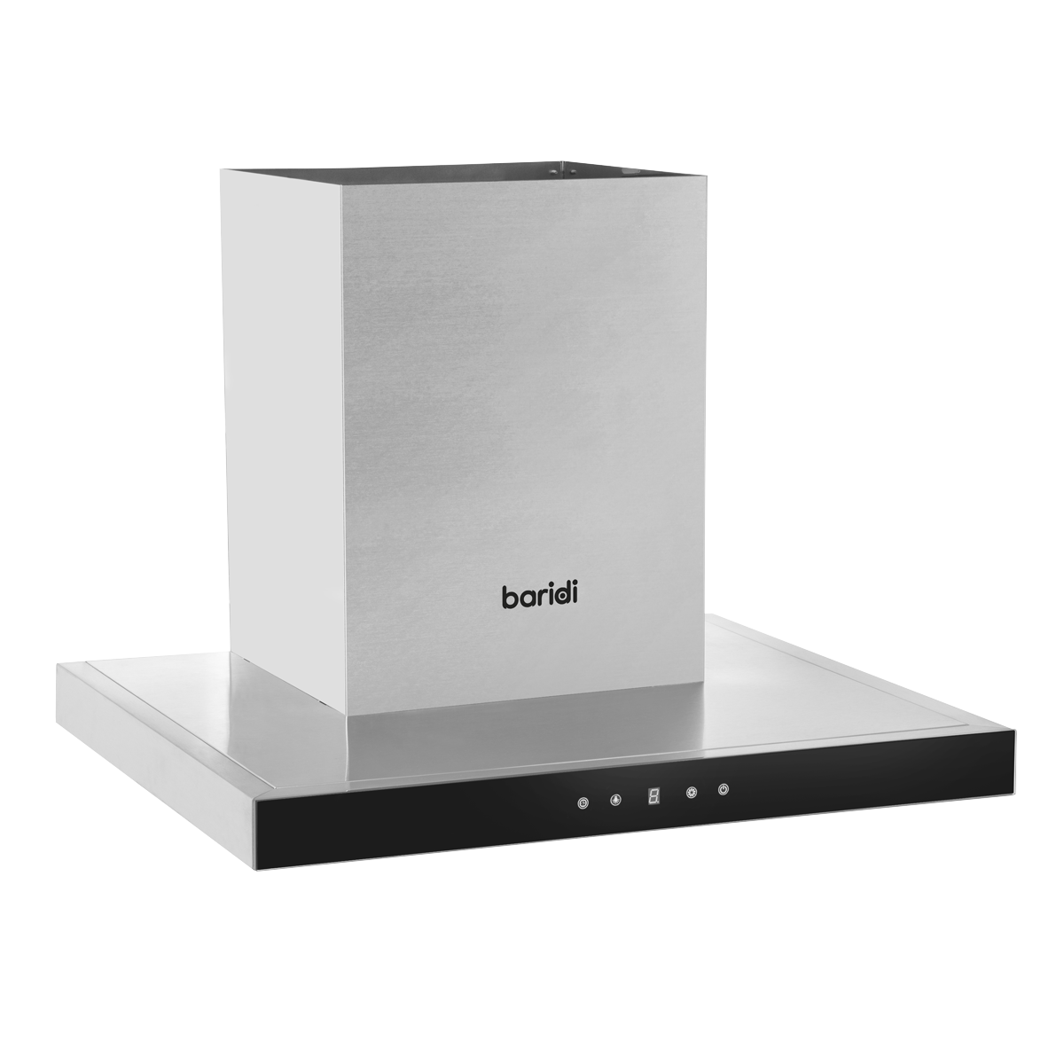 Baridi DH130 T-Shape Chimney Cooker Hood with Carbon Filters 60cm - Stainless Steel - additional view 4