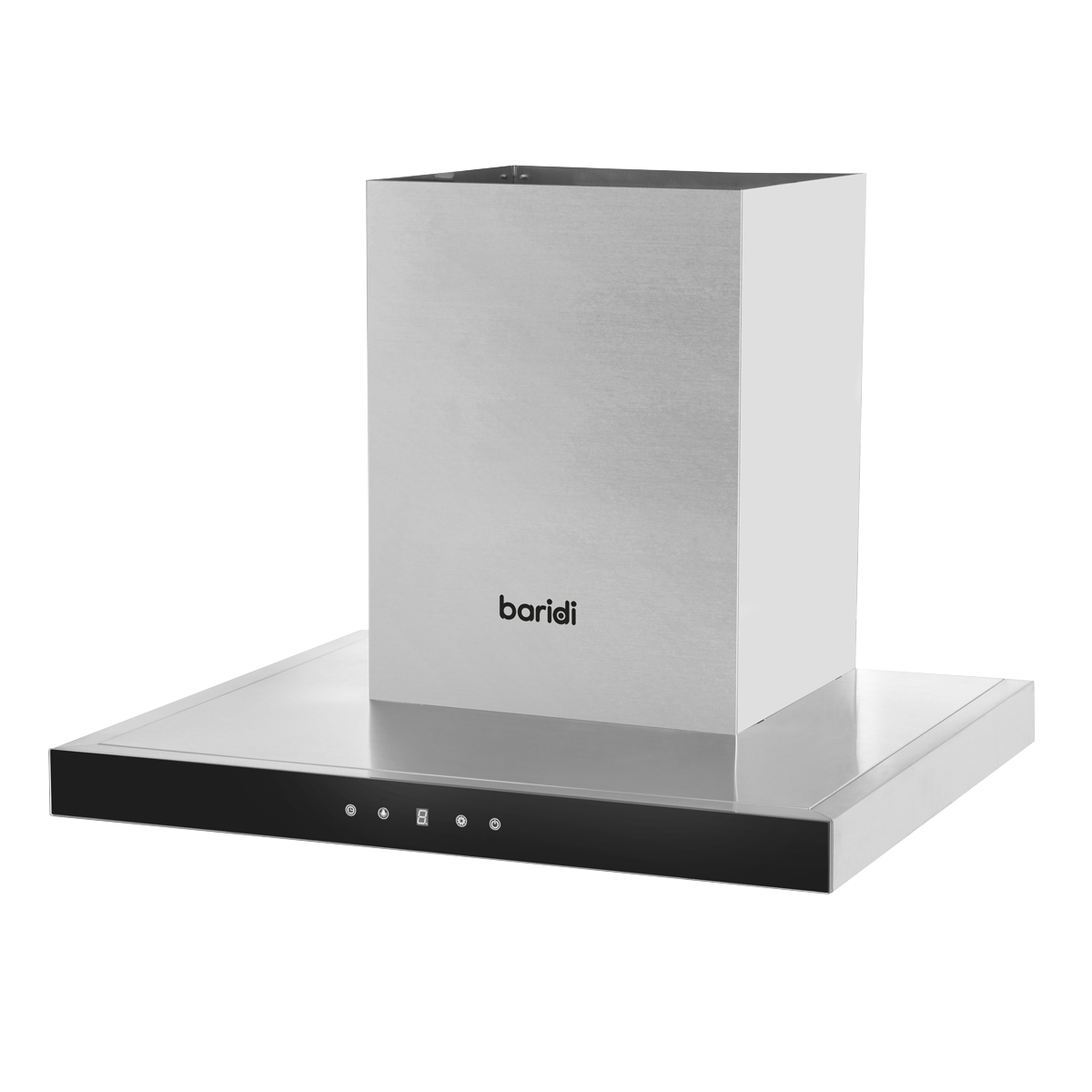Baridi DH130 T-Shape Chimney Cooker Hood with Carbon Filters 60cm - Stainless Steel - additional view 5