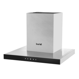 Baridi DH130 T-Shape Chimney Cooker Hood with Carbon Filters 60cm - Stainless Steel - additional view 5