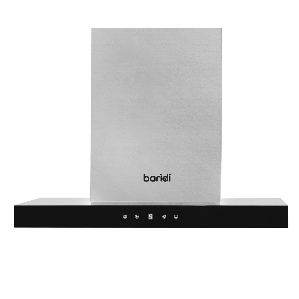 Baridi DH130 T-Shape Chimney Cooker Hood with Carbon Filters 60cm - Stainless Steel - additional view 17