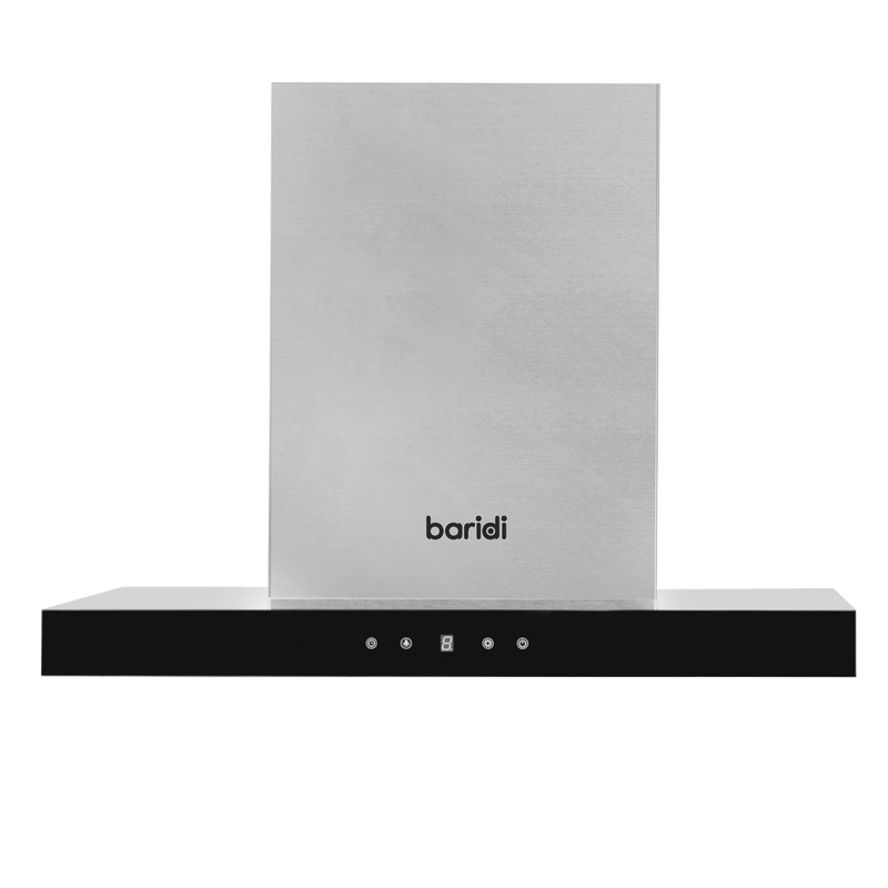 Baridi DH130 T-Shape Chimney Cooker Hood with Carbon Filters 60cm - Stainless Steel - additional view 17