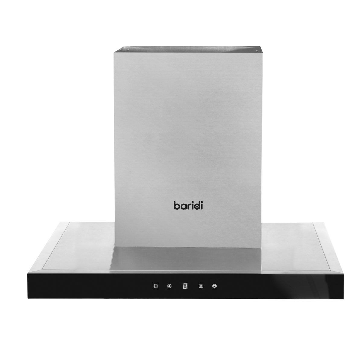 Baridi DH130 T-Shape Chimney Cooker Hood with Carbon Filters 60cm - Stainless Steel - additional view 3