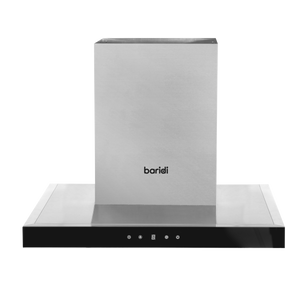 Baridi DH130 T-Shape Chimney Cooker Hood with Carbon Filters 60cm - Stainless Steel - additional view 3