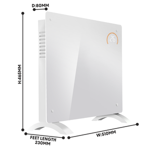 Baridi DH136 Baridi, Electric Glass Panel Heater 1000W/230V - DH136 - additional view 4