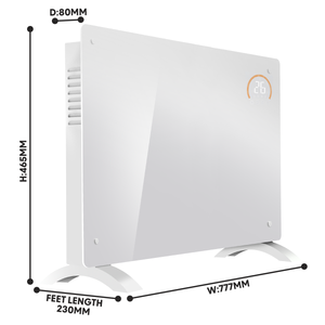 Baridi DH140 Electric Glass Panel Heater, 2000W, Thermostat Controlled 24Hr 7 Day Timer, Wi-Fi Enabled - additional view 6