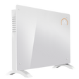 Baridi DH140 Electric Glass Panel Heater, 2000W, Thermostat Controlled 24Hr 7 Day Timer, Wi-Fi Enabled, Remote Control, White