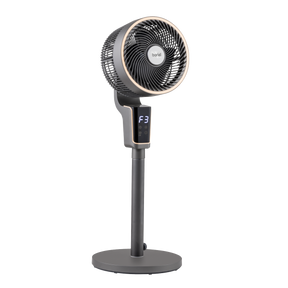 Baridi DH141 12" Pedestal Fan with Remote Control & 12hr Timer 230V - Grey