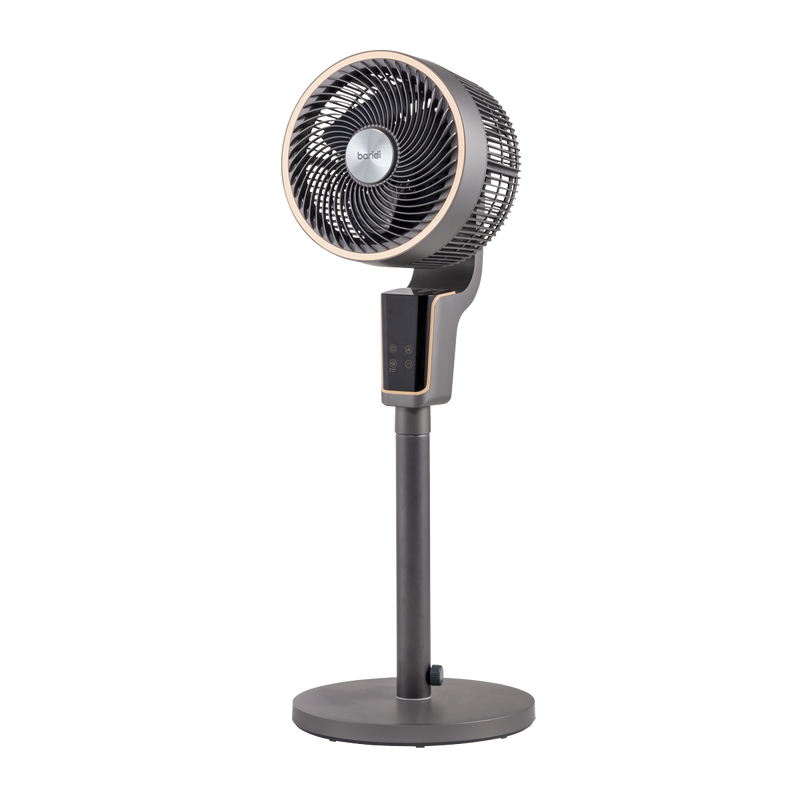 Baridi DH141 12" Pedestal Fan with Remote Control & 12hr Timer 230V - Grey - additional view 3