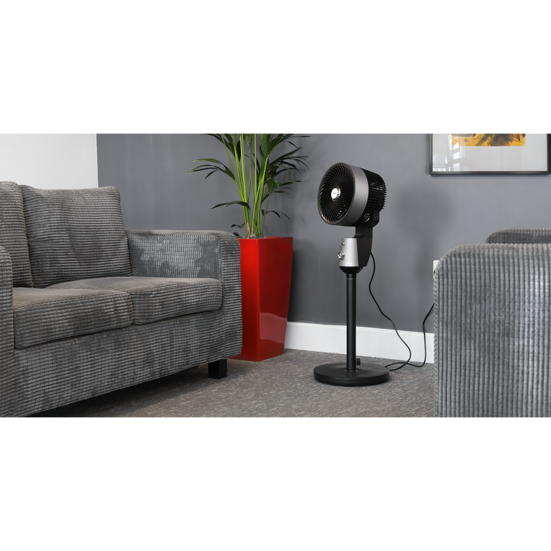 Baridi DH142 10" Pedestal Fan with Manual Control 230V - Grey - additional view 13