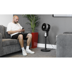 Baridi DH142 10" Pedestal Fan with Manual Control 230V - Grey - additional view 14