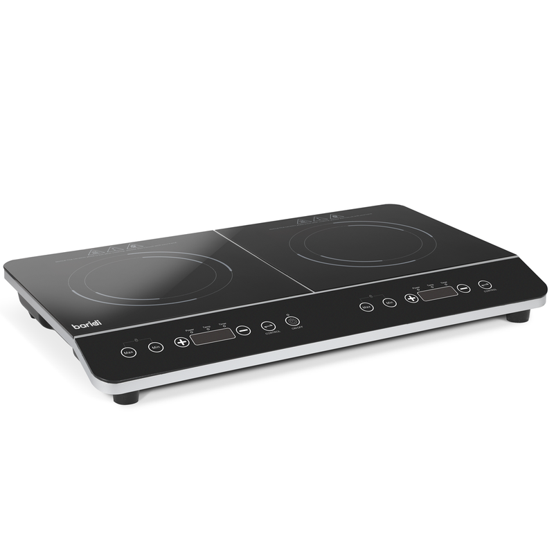 Baridi DH146 Portable Induction Hob with 2 Cooking Zones 60 x 36 x 6.5cm - Black - additional view 4