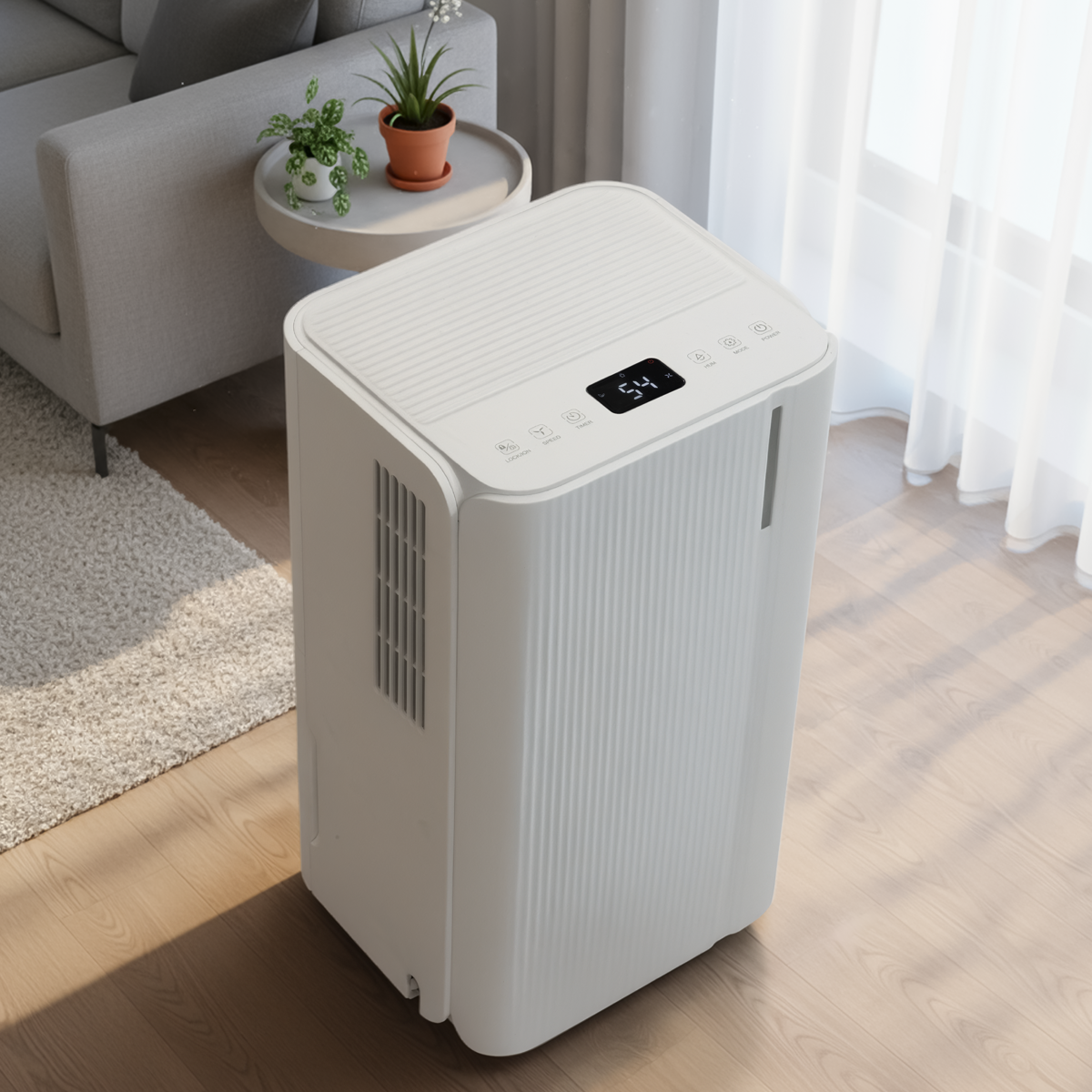 Baridi DH147 Dehumidifier with Digital Display & 24hr Timer 12L - White - additional view 9
