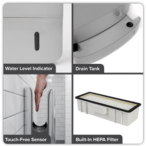 Baridi DH150 Hand Dryer with HEPA Filter & Auto-Sensor 1750W/230V - Silver - additional view 11