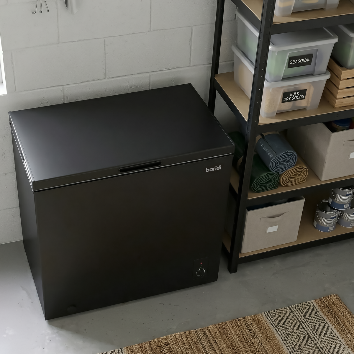 Baridi DH151 Freestanding Chest Freezer 199L Capacity - Black - additional view 11