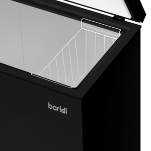 Baridi DH153 Freestanding Chest Freezer 99L Capacity - Black - additional view 7
