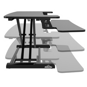 Dellonda DH15 89cm Adjustable-Height Standing Desk Riser 15kg Capacity - additional view 9