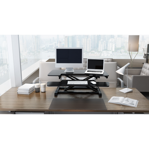 Dellonda DH15 89cm Adjustable-Height Standing Desk Riser 15kg Capacity - additional view 6