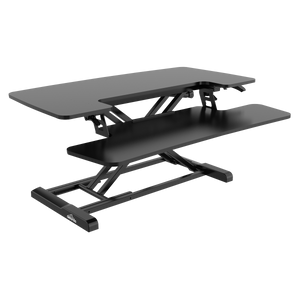 Dellonda DH15 89cm Adjustable-Height Standing Desk Riser 15kg Capacity