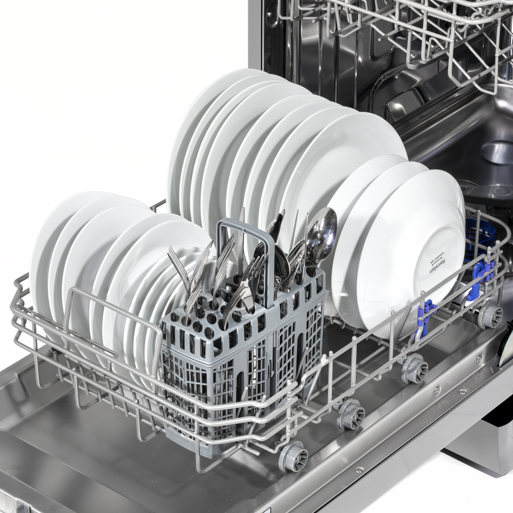 Baridi DH166 Slimline Freestanding Dishwasher 45cm Wide 10 Place Settings - Silver - additional view 13
