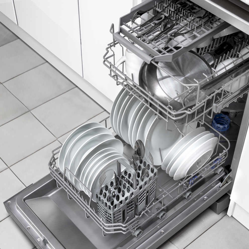 Baridi DH166 Slimline Freestanding Dishwasher 45cm Wide 10 Place Settings - Silver - additional view 8