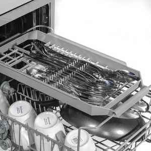 Baridi DH166 Slimline Freestanding Dishwasher 45cm Wide 10 Place Settings - Silver - additional view 11