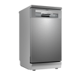 Baridi DH166 Slimline Freestanding Dishwasher 45cm Wide 10 Place Settings - Silver