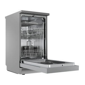Baridi DH166 Slimline Freestanding Dishwasher 45cm Wide 10 Place Settings - Silver - additional view 2