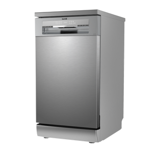 Baridi DH166 Slimline Freestanding Dishwasher 45cm Wide 10 Place Settings - Silver - additional view 3