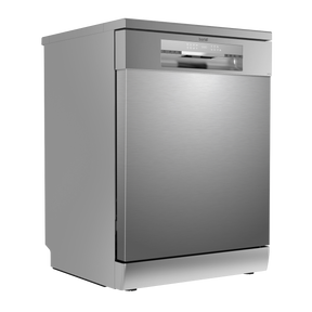 Baridi DH167 Regular Sized Freestanding Dishwasher 60cm Wide 14 Place Settings - Silver