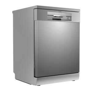 Baridi DH167 Regular Sized Freestanding Dishwasher 60cm Wide 14 Place Settings - Silver