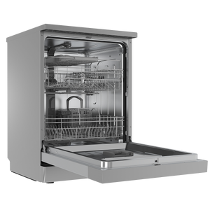 Baridi DH167 Regular Sized Freestanding Dishwasher 60cm Wide 14 Place Settings - Silver - additional view 7