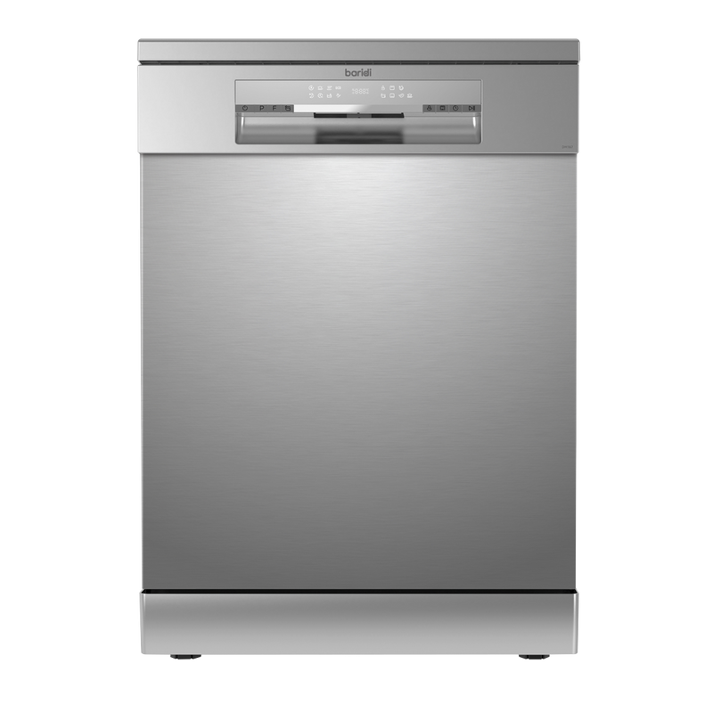 Baridi DH167 Regular Sized Freestanding Dishwasher 60cm Wide 14 Place Settings - Silver - additional view 5