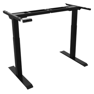 Dellonda DH16 Dual Motor Ultra-Quiet Desk Frame with Digital Controls 100kg Capacity - Black - additional view 2