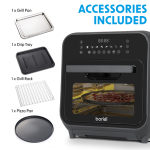 Baridi DH171 Steam Air Fryer Oven 15L Capacity - additional view 3