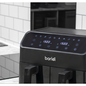 Baridi DH172 Dual Zone Air Fryer 8L with 8-in-1 Functions Touch Controls, Easy-Clean, Black - DH172 - additional view 18