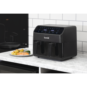 Baridi DH172 Dual Zone Air Fryer 8L with 8-in-1 Functions Touch Controls, Easy-Clean, Black - DH172 - additional view 9