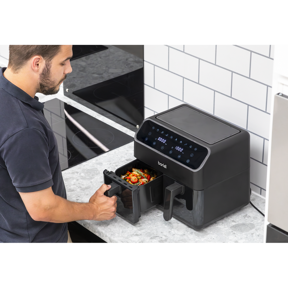 Baridi DH172 Dual Zone Air Fryer 8L with 8-in-1 Functions Touch Controls, Easy-Clean, Black - DH172 - additional view 19
