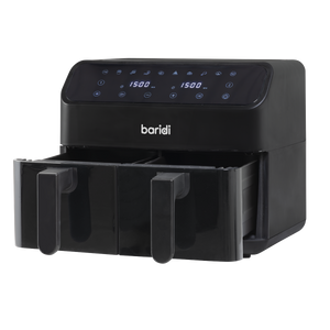 Baridi DH172 Dual Zone Air Fryer 8L with 8-in-1 Functions Touch Controls, Easy-Clean, Black - DH172 - additional view 4