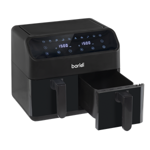 Baridi DH172 Dual Zone Air Fryer 8L with 8-in-1 Functions Touch Controls, Easy-Clean, Black - DH172 - additional view 10