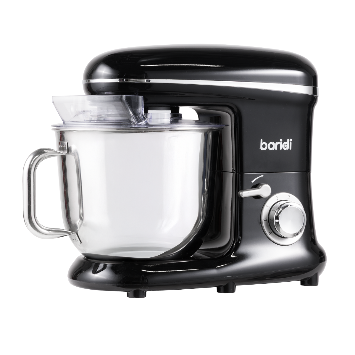 Baridi DH173 1500W Stand Mixer with Accessories 6L - Black - additional view 2