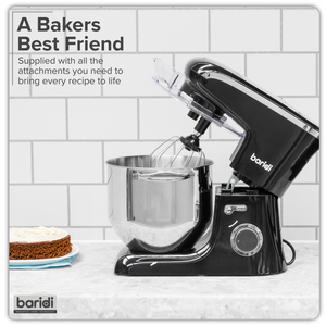Baridi DH174 1800W Stand Mixer with Accessories 8L - Black - additional view 21